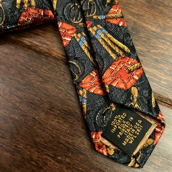 Vintage Tie with cigars and ashtrays by Fumagai’s - Picture 7 of 8